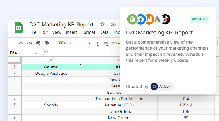 Understanding your D2C Marketing KPI Report