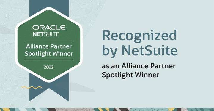 Anchor Group NetSuite Alliance Partner Spotlight Winner 2022