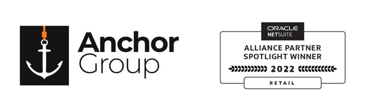 anchor group oracle netsuite alliance partner spotlight winner 2022 retail