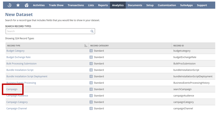 Choosing NetSuite Database