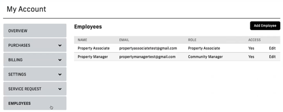 contact management in suitecommerce employee list
