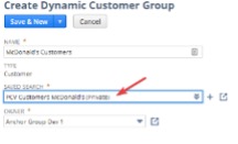 Creating Dynamic Customer Groups