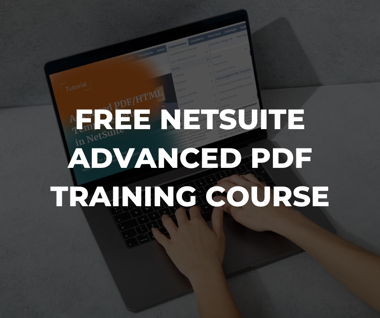 NetSuite Free Advanced PDF Course