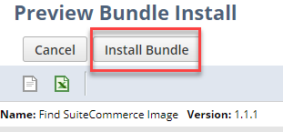 review bundle and install