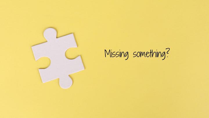 Missing something?