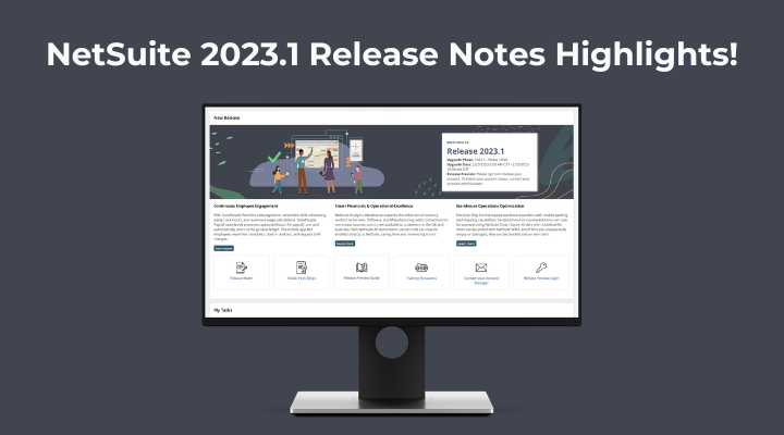 netsuite 2023.1 release notes highlights