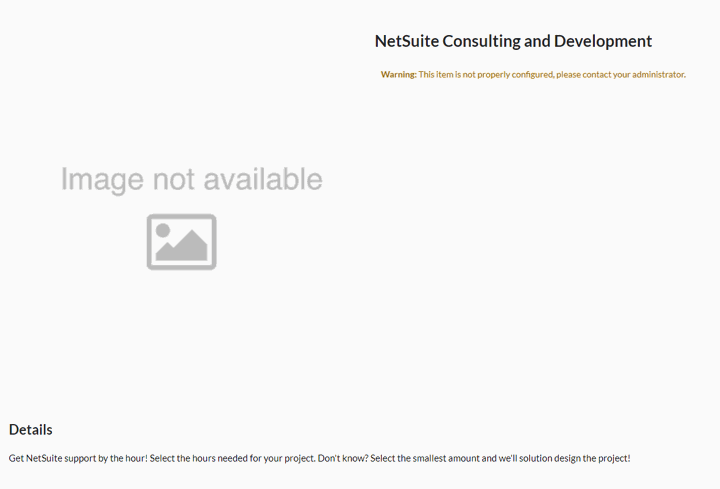 netsuite matrix item in suitecommerce