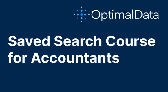 optimal data saved search for accountants