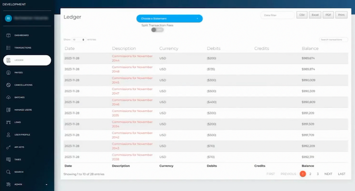 netsuite payer ledger tab