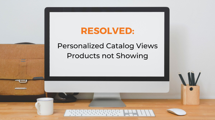 resolved personalized category view items not showing