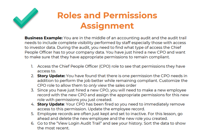 Roles and Permissions for NetSuite