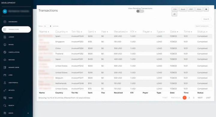 netsuite integrated payments transactions tab