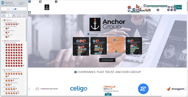 Wave Anchor Group ADA compliance