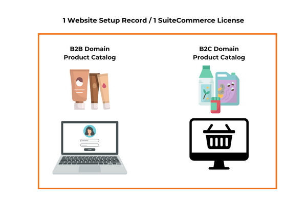 B2B and B2C Domains on One SuiteCommerce Website Setup Record