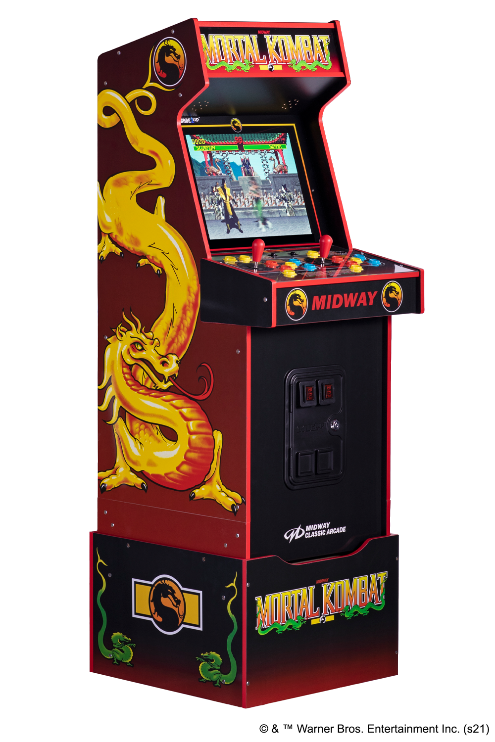 Mortal Kombat Classic Arcade Small Ceramic Coin Bank Gift Combat Klassic Game 