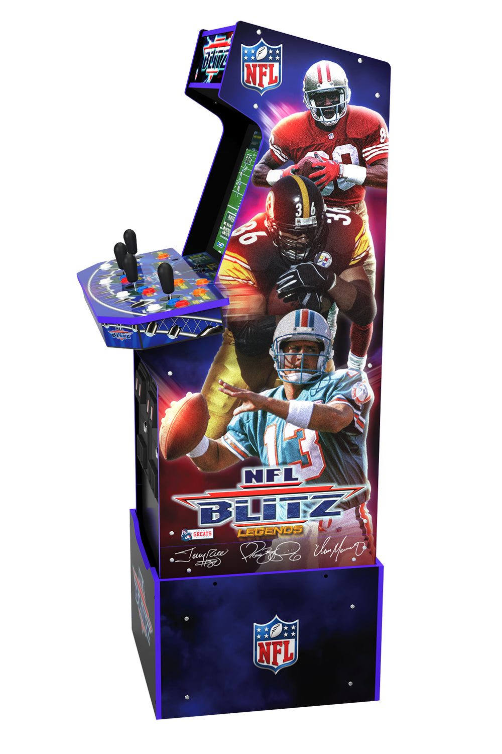 Arcade 1Up NFL Blitz Full Size Arcade Machine Reviews Wayfair | lupon ...