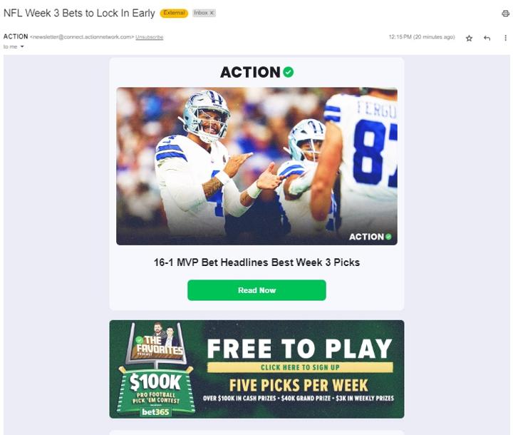 Pro Football Pickem, Site