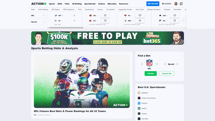 NFL Odds News, Betting insights, picks, wagering analysis & more