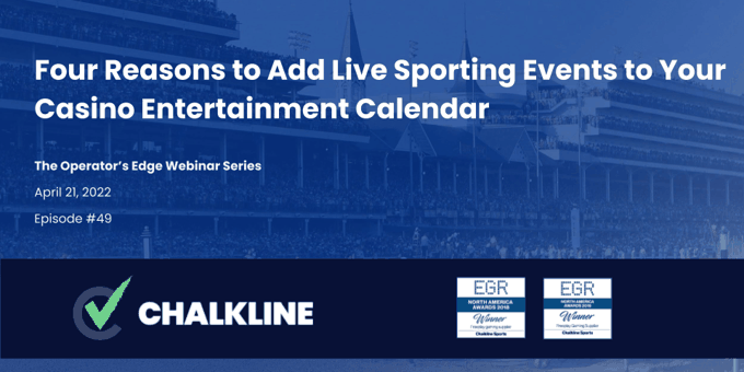 The Operator's Edge: Four Reasons to Add Live Sporting Events to Your Casino Entertainment Calendar
