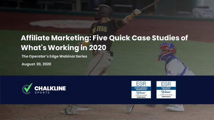 Chalkline Sports webinar affiliate marketing sports betting