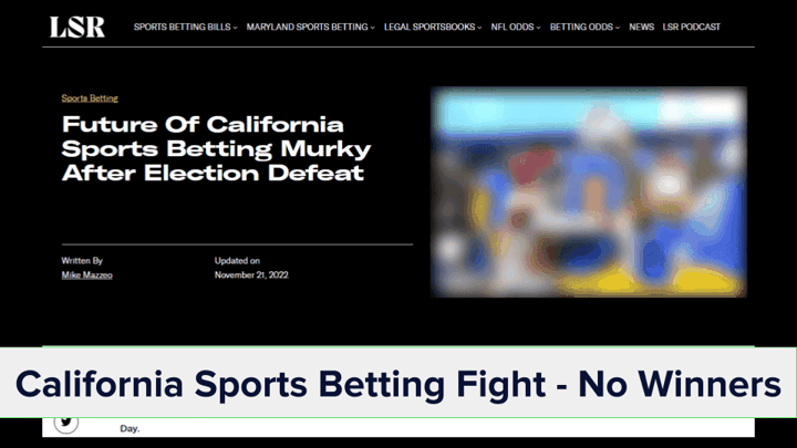 Chalkline webinar December 2022 California sports betting fight