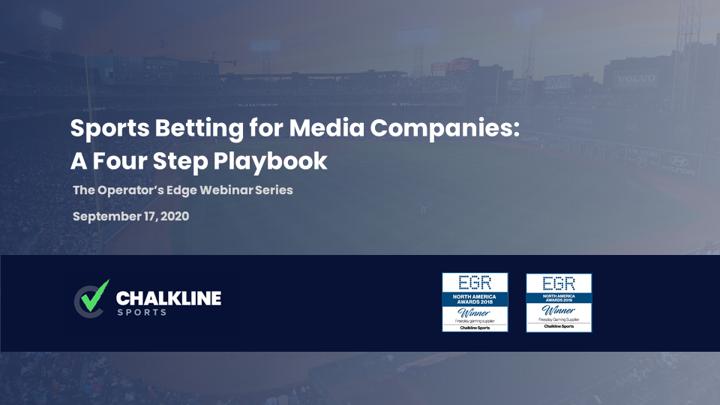 Chalkline Sports sports betting for media companies webinar