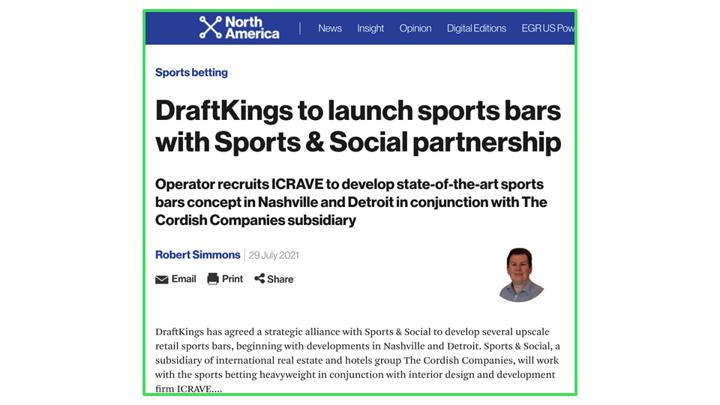 DraftKings retail activation