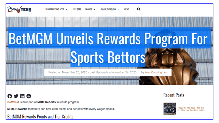 Chalkline webinar BetMGM sports betting loyalty program