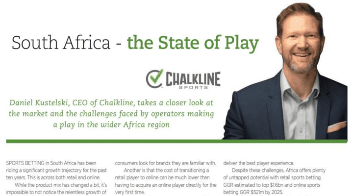 Chalkline CEO Daniel Kustelski in Gaming for Africa
