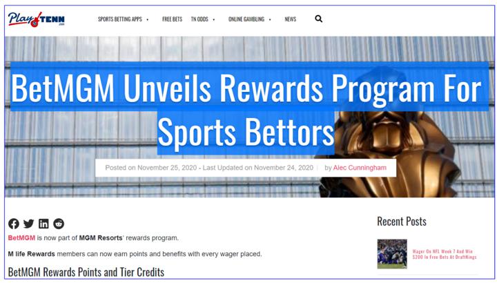 sportsbook loyalty program