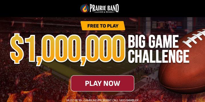 Prairie Band Big Game Challenge Super Bowl 2023