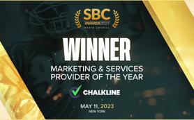 SBC Awards Names Chalkline Top Marketing and Services Provider