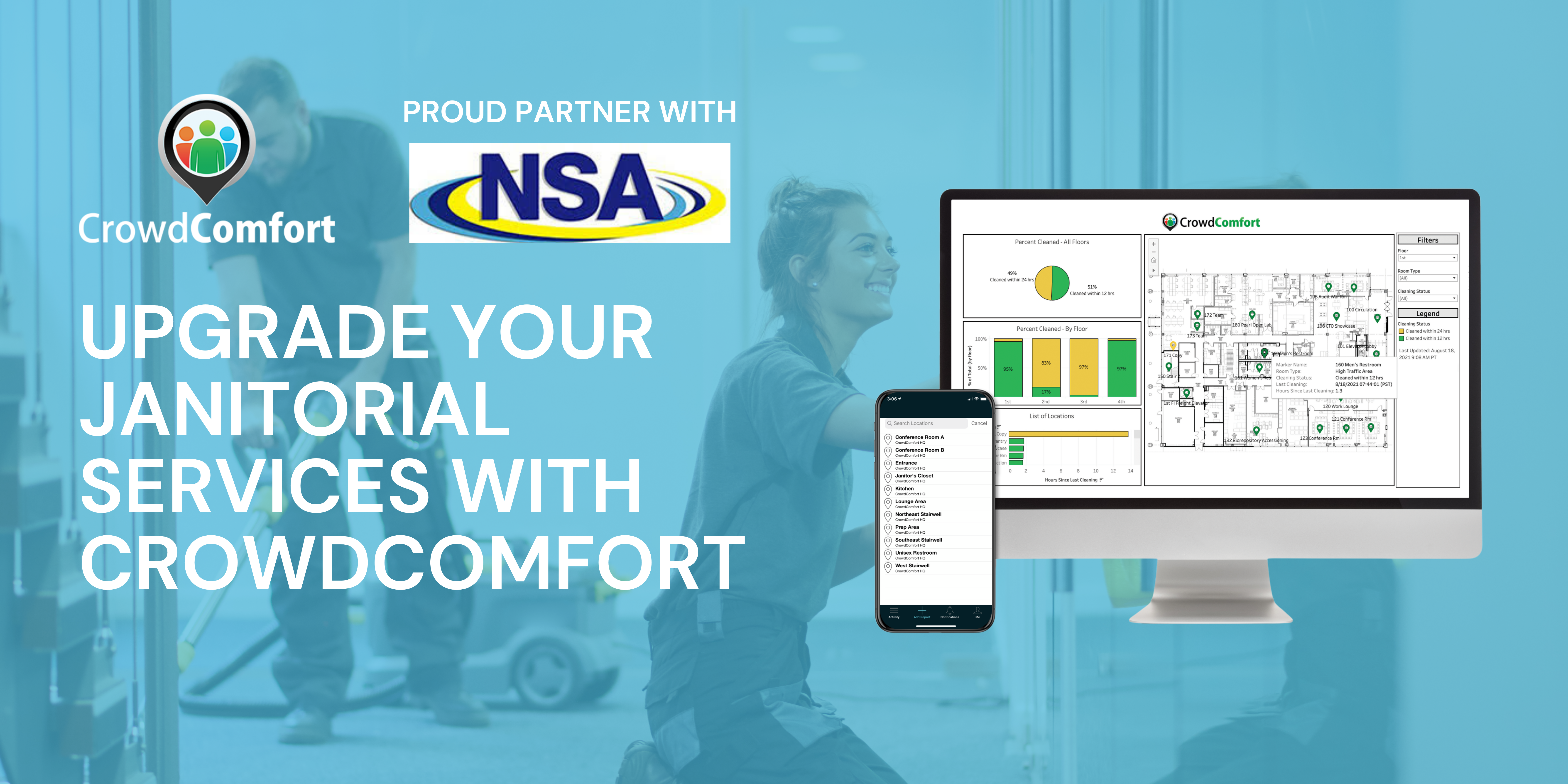 National Service Alliance (NSA) Partnership with CrowdComfort
