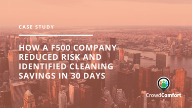 How a F500 Company Identified over $100,000 in Cleaning Savings in 30 days