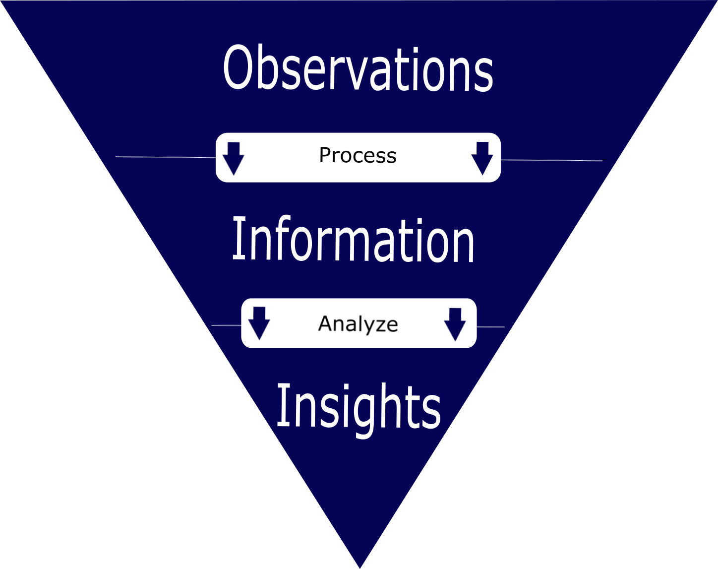 Observations, Information, and Insights 
