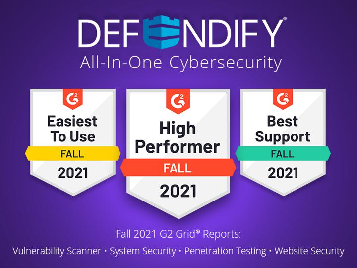 Defendify a High Performer on Fall 2021 G2 Grid Report