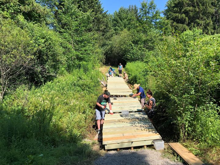Defendify Volunteers with Portland Trails 