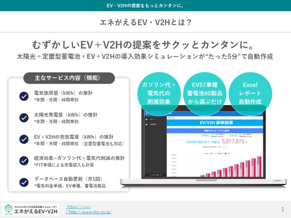 EV V2H経済効果 提案ツール