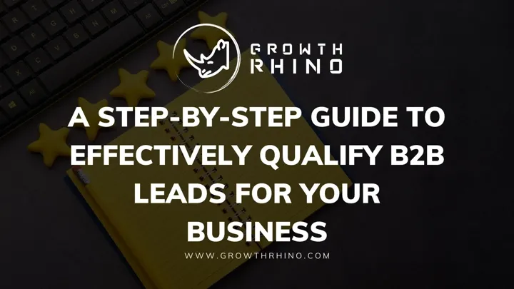 Guide to Effectively Qualify B2B Leads