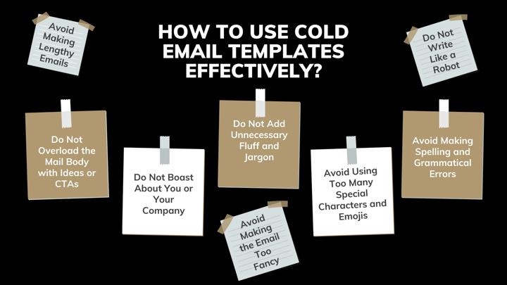 How to Use Cold Email Templates Effectively