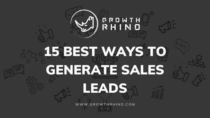 ways to generate sales lead