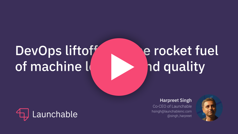 DevOps liftoff with machine learning and quality