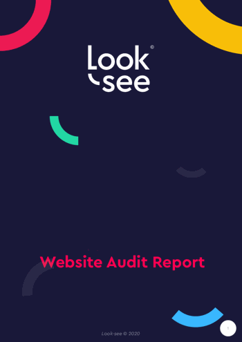 Look-see UX audit report cover screenshot