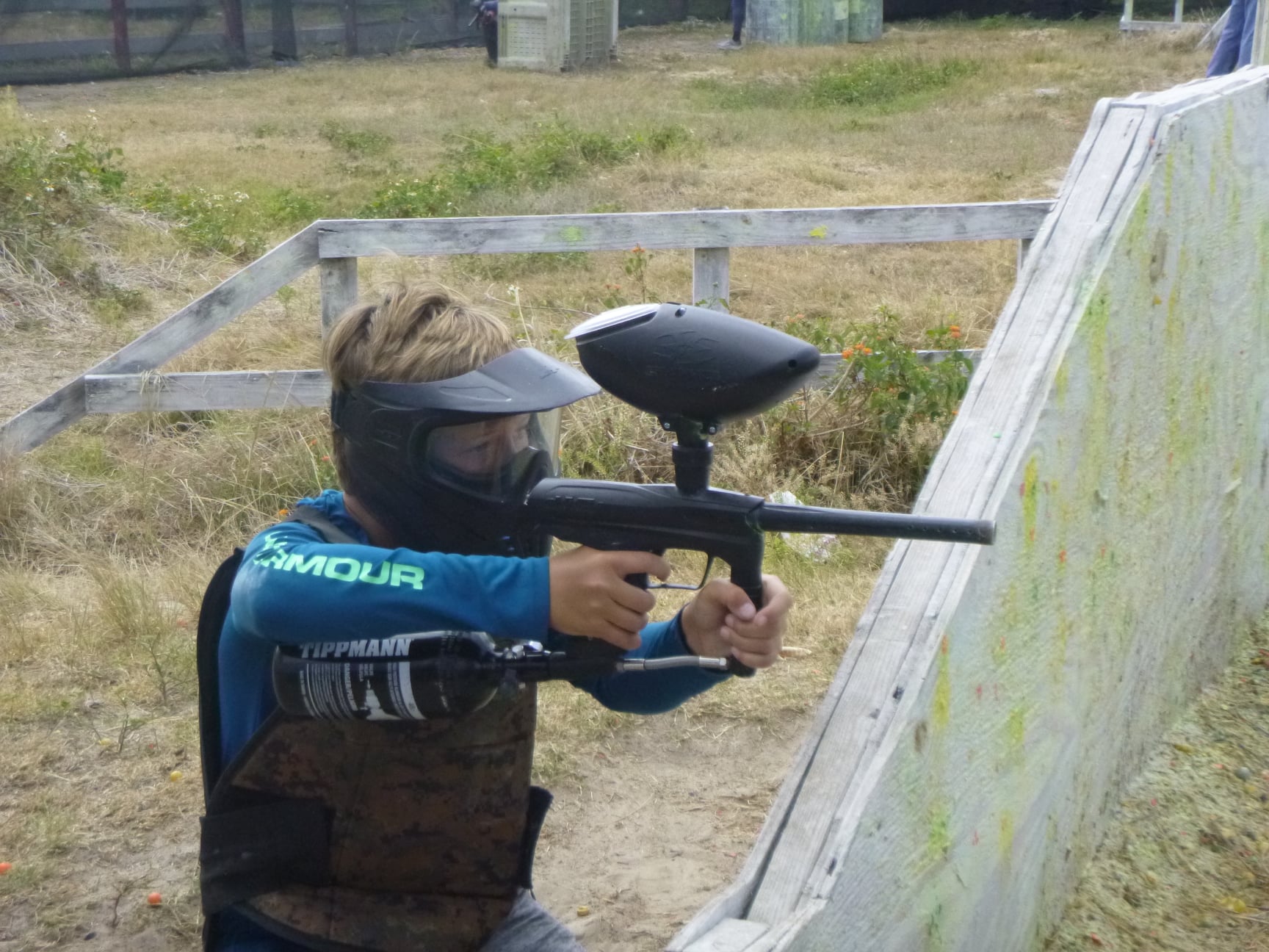 kids birthday party paintball