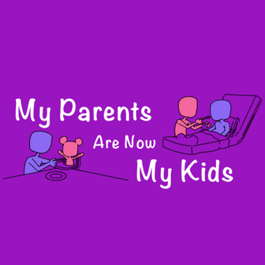 My parents are now my kids podcast logo