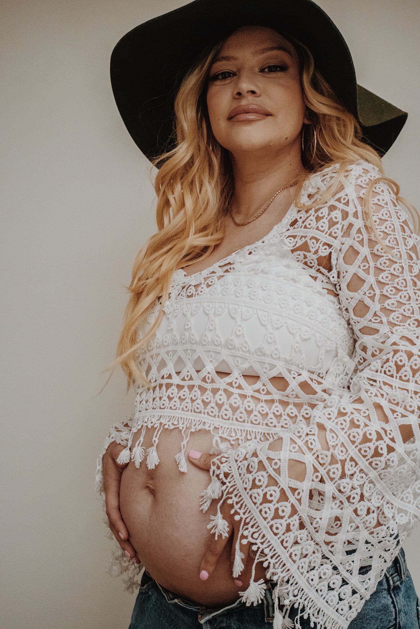 Los Angeles photographer Michael de la Guerra's photo from a maternity shoot.