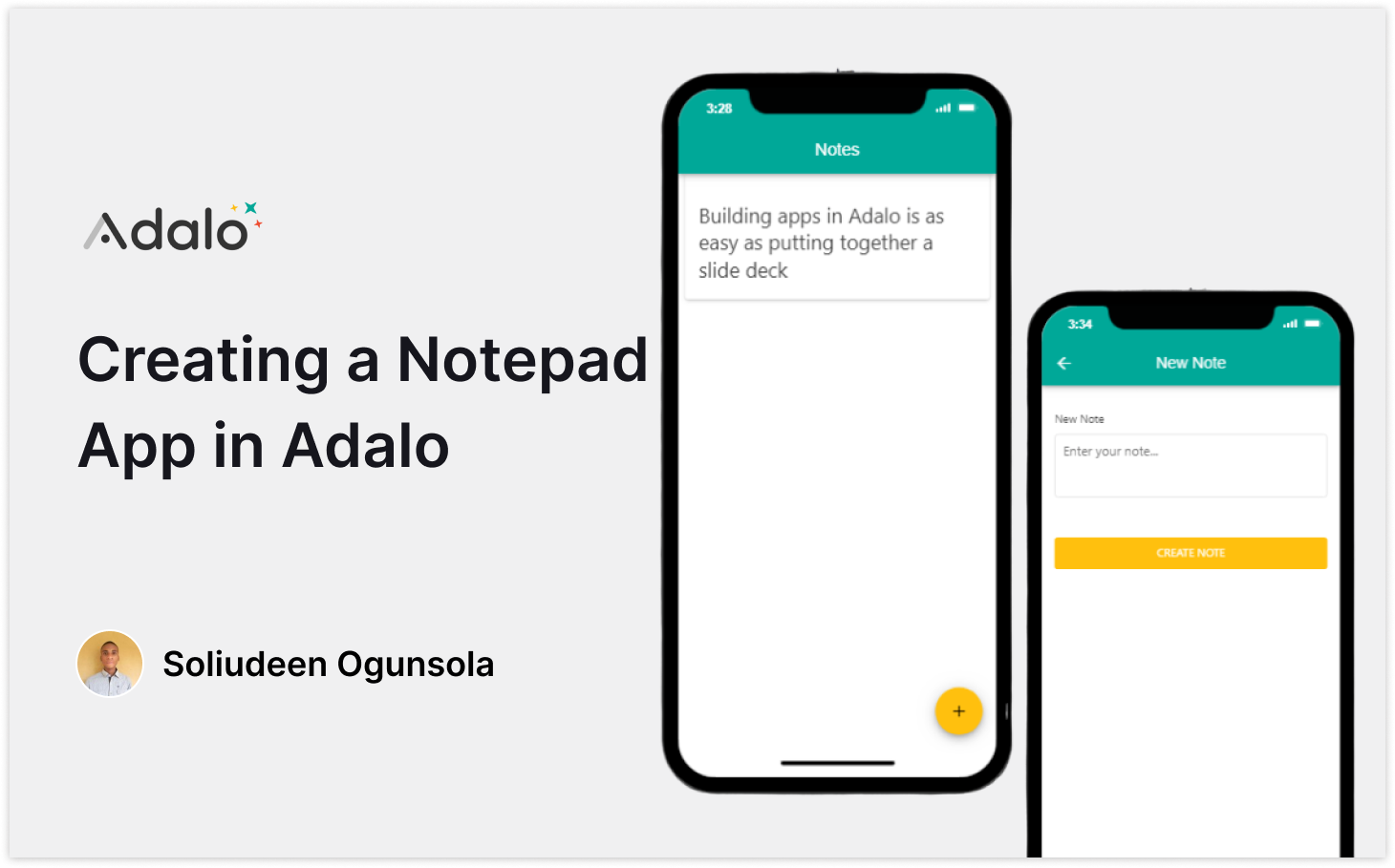 Creating a Notepad App in Adalo