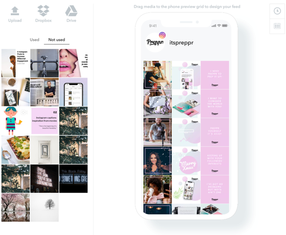 Instagram Feed Preview - Preppr