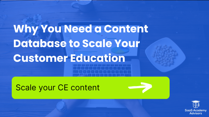 Why You Need a Content Database to Scale Your Customer Education