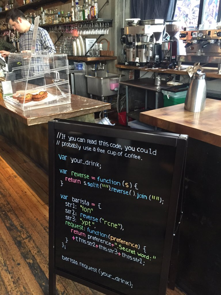 Code for coffee